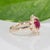 Metal 1.5Ct Gia Certified Burma Ruby Ring With Earth-Mined Diamonds: Solid 14k Gold, Size 6.75 For Sale - Image 7 of 10