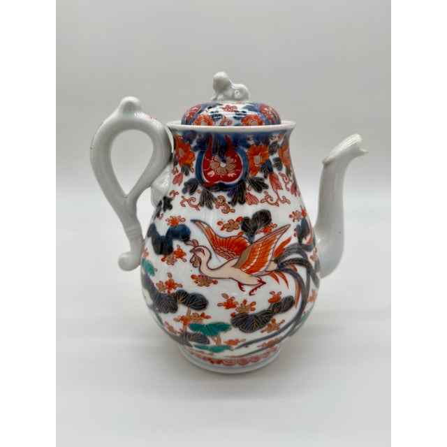 Japanese Japanese Imari Tea & Coffee Service Ca. 1700 – Arita Export Ware, Edo Period – 4 Pieces For Sale - Image 3 of 9