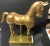 Vintage Reticulated Golden Wooden Horse For Sale - Image 9 of 13