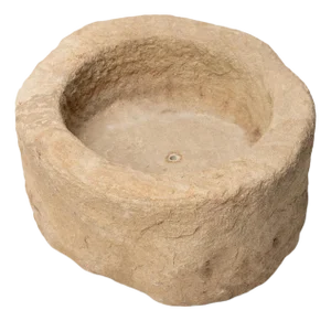 Chinese Full Moon Stone Trough, C. 1850