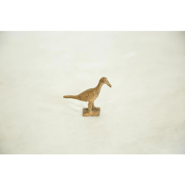 African Vintage African Bronze Bird For Sale - Image 3 of 5