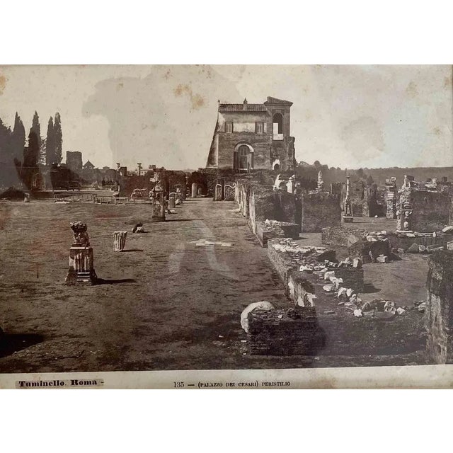 Lodovico Tuminello, View of Monuments of Rome, Original Photograph, 19th-Century For Sale - Image 4 of 4