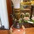 Floral Ceramic Table Lamp, Vintage For Sale In San Francisco - Image 6 of 12