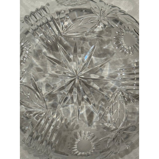 Late 19th Century American Brilliant Period Cut Crystal Candy Bowls - a Pair For Sale In Los Angeles - Image 6 of 10