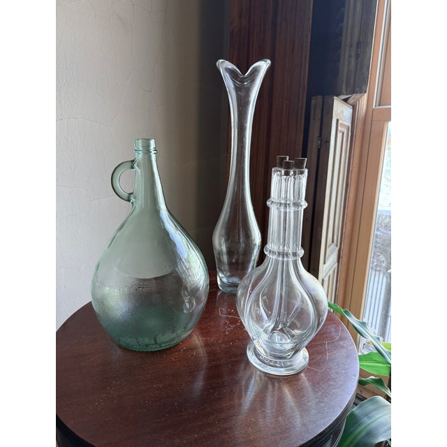 Mid Century Modern Swedish crystal bud vase, attributed to Orrefors “Selena” series, designed by Sven Palmqvist in the...