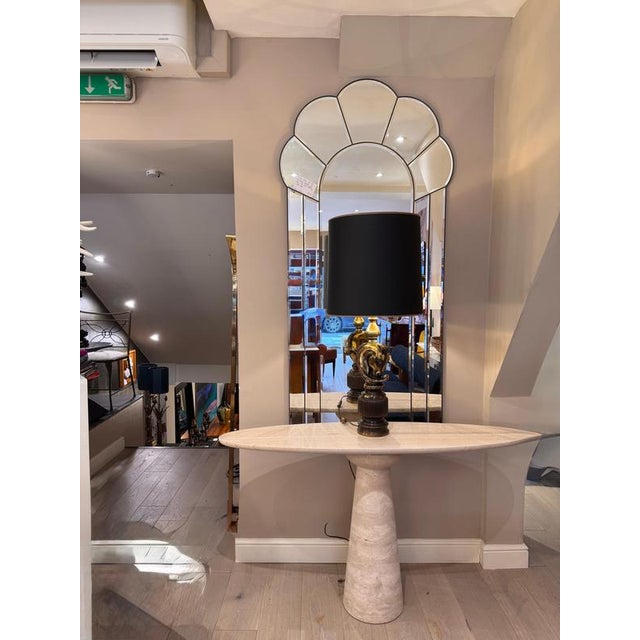 Maison Charles Large Horse Head Table Lamp in Gilded Brass from Maison Charles, 1970s For Sale - Image 4 of 7