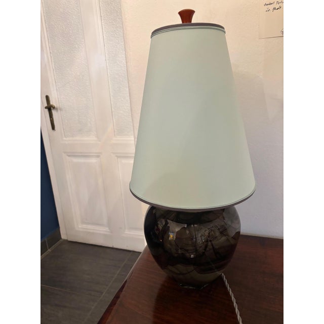 Table Lamp with Lampshade, 1950s For Sale - Image 11 of 12