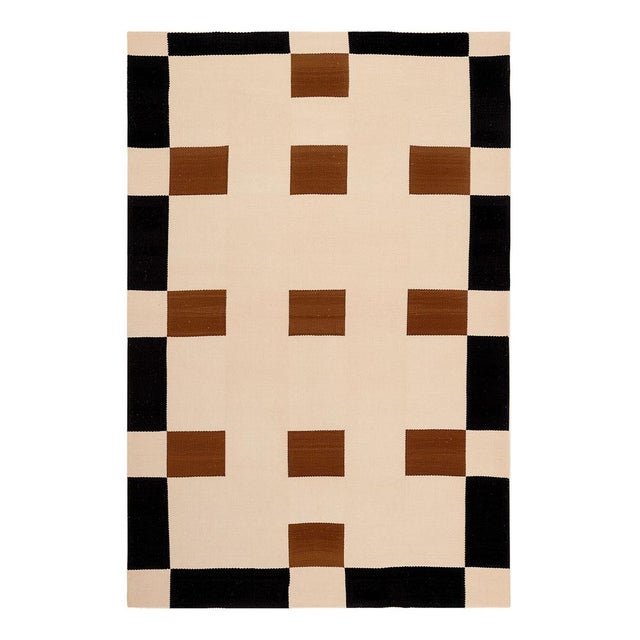 Not Yet Made - Made To Order Wood Modern Rectangular Rug by Tapis Studio for Hommés Studio For Sale - Image 5 of 5