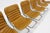 Goldenrod Vintage Chrome and Leather Dining Room Chairs, 1970s, Set of 6 For Sale - Image 8 of 9