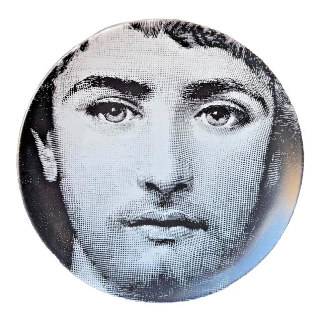 Fornasetti Themes & Variation Porcelain Plate Number 333 For Sale