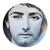 Fornasetti Themes & Variation Porcelain Plate Number 333 For Sale
