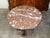 Dark Gray French Art Deco Wrought-Iron and Red Marble Center Table, Circa 1920 For Sale - Image 8 of 11