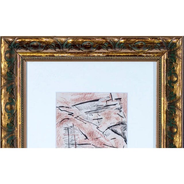 Wood Elizabeth Erlanger Signed Original Abstract Mixed-Media New York School Art For Sale - Image 7 of 9