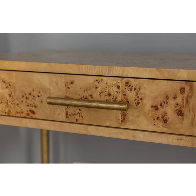 Monarch Burlwood Console For Sale - Image 10 of 12