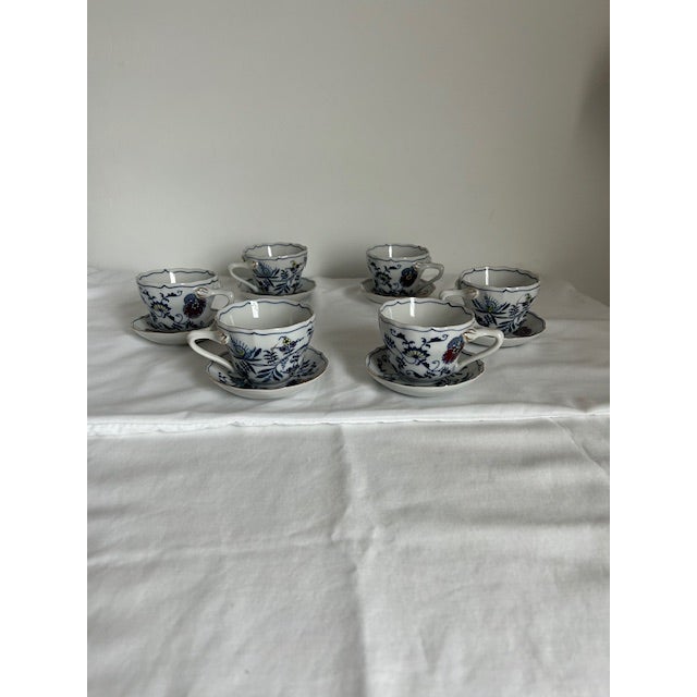 1950s 71 Pieces of Vintage, Blue Danube, Mascot China, Mid Century Modern For Sale In Phoenix - Image 6 of 18
