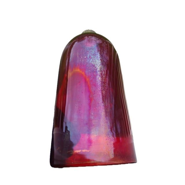 Antique 19th Century American Classical Blown Glass Hurricane Wall Sconce Shades - A Pair For Sale - Image 12 of 14