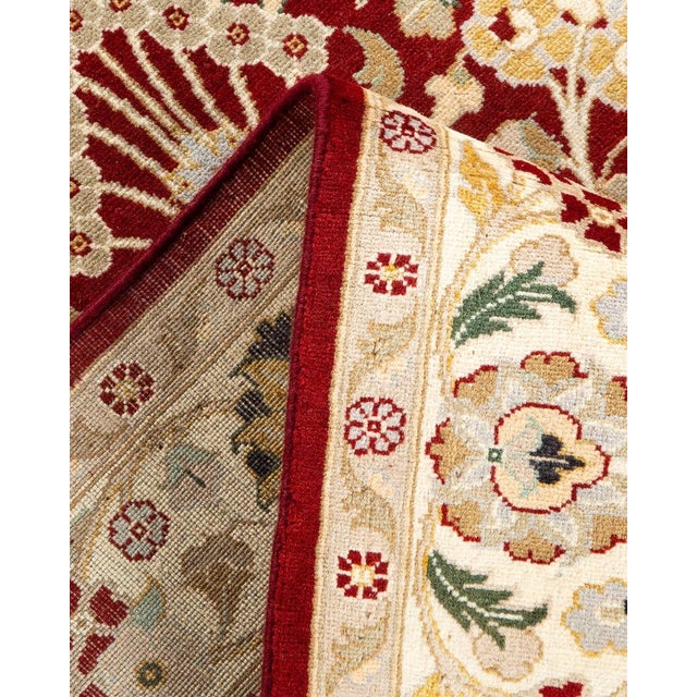 Mogul, One-of-a-Kind Hand-Knotted Area Rug in Red, 4' 1" x 6' 4" For Sale In New York - Image 6 of 8
