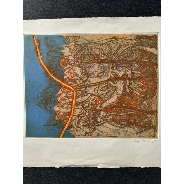 Modern Roger Platiel, Nebulous-Untitled, 1968, Oil on Canvas For Sale - Image 3 of 12