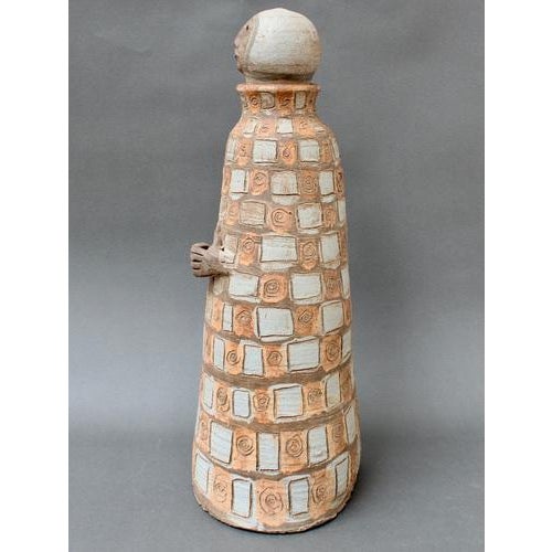 Stoneware Sculpture of a Man by Albert Thiry, 1990s For Sale - Image 4 of 18