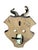 1980s Roe Deer Trophy 139 Black Forest Antlers Jawbone Abnormal For Sale - Image 5 of 5