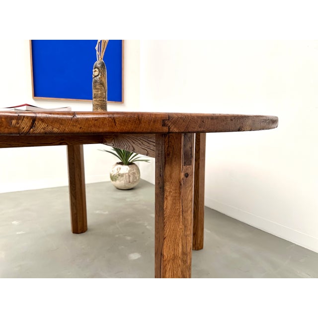 Round Table in Oak 1900s For Sale - Image 14 of 18