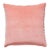 The House of Scalamandré Torino Velvet Pillow, Blush For Sale