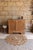 Wood Low Art Deco Sideboard in Carved Oak and Grey Marble, 1930s For Sale - Image 7 of 7