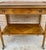Neoclassic French Marquetry Side Table With One Drawer And Wheels 1940s For Sale - Image 17 of 18