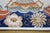 Antique Japanese Imari Porcelain Octagonal Chrysanthemums Tray Platter 14" For Sale - Image 9 of 12
