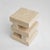 S Y N C Travertine Side Table from Kiwano Concept For Sale - Image 4 of 12