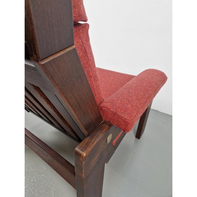 Vintage Wengé Lounge Chair by Martin Visser for T Spectrum, 1960 For Sale - Image 6 of 15