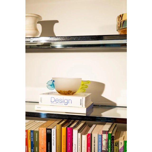 2000 - 2009 2000s ‘Chick’ Collectible Art Glass Bowl, Borowski Glass Attributed For Sale - Image 5 of 12