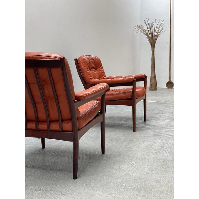 Set of Swedish Armchairs by Gunnar Kentemo for Göte-Möbler, 1960s For Sale - Image 11 of 18