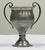 Charming petite vintage pewter trophy vase with exaggerated "handles" and wonderful rope detail to lip. Would be fabulous...