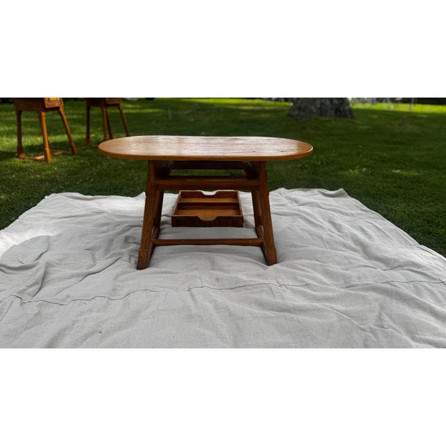 Jamestown Solid Oak Coffee Table – Classic Traditional Design For Sale In Philadelphia - Image 6 of 12