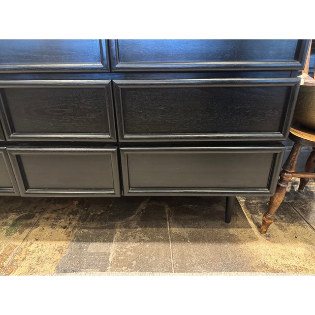 Wood Mid-Century Modern 9-Drawer Dresser For Sale - Image 7 of 13