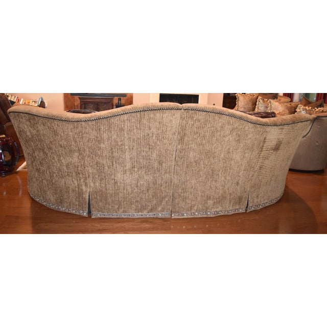 2010s Marge Carson Maritza 2pc Sofa With Decorative Trim For Sale - Image 5 of 6