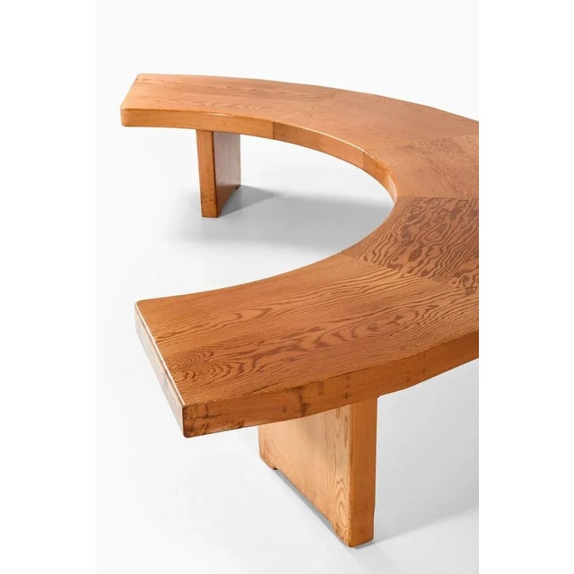 Wood Vintage Pine Bench, Sweden For Sale - Image 7 of 12