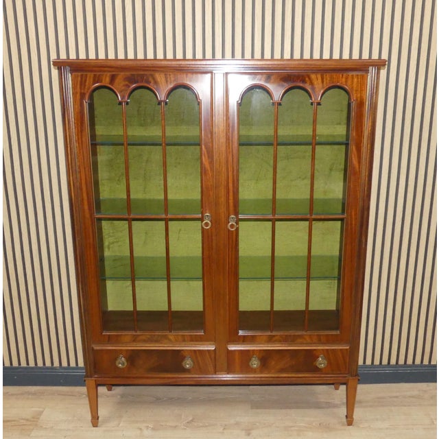 Display Cabinet in Mahogany, 1978 For Sale - Image 14 of 14