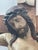 Wood Antique Polychrome Wooden Crucifix, 1890s For Sale - Image 7 of 18