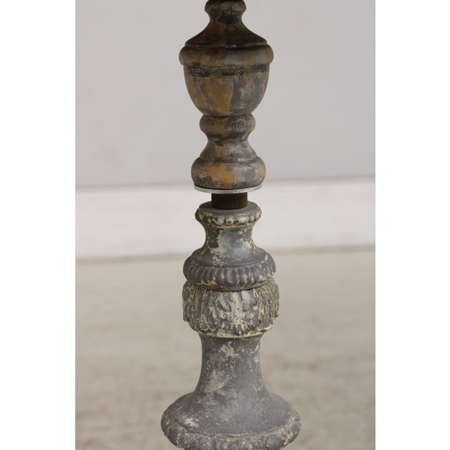 Stunning Vintage Pietra Dura Round Marble Lamp Table For Sale - Image 15 of 15