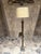 1950s Neoclassical Floor Lamp Patinated Bronze Green Marble For Sale - Image 14 of 15