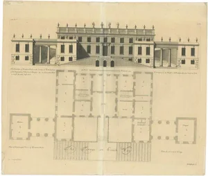Campbell, Illustration of Bramham Park, 1725, Print
