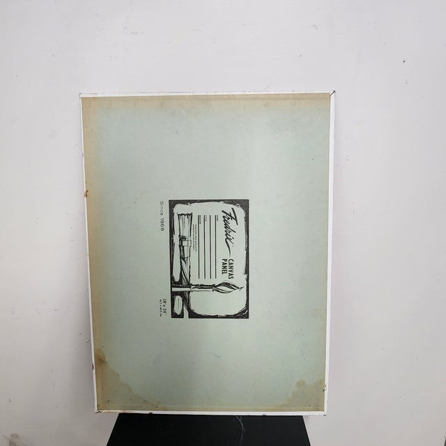 Mid-Century Modern Female Nude Painting – Warm Earth Tones, Vintage Figurative Art For Sale In Chicago - Image 6 of 6