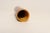 Ceramic Vintage Studio Pottery Sunburst and Botanical Motif Matte Amber Glazed Vase For Sale - Image 7 of 18