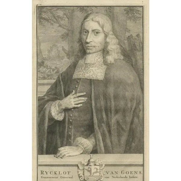 Valentyn, Rycklof Van Goens, Governor-General of the VOC, Dutch East Indies, 1724, Print For Sale - Image 4 of 6