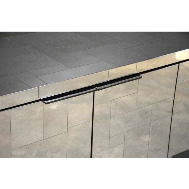 Paul Evans for Directional Cityscape Chrome Cabinet Credenza For Sale - Image 11 of 12