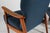 Danish Easy Chairs in Beech and Blue Fabric by Fritz Hansen, 1950-1960, Set of 2 For Sale - Image 11 of 15