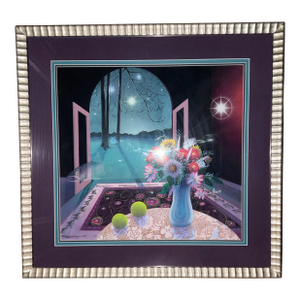Original Mixed Media Surrealist Painting by Steve Garner
