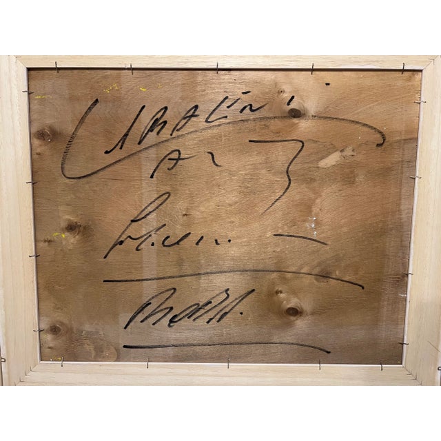 1960s Ezio Bruno Caraceni (1927-1986), MidCentury (1960), Wire & Wood Sculptured Panel, Framed For Sale - Image 5 of 7